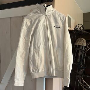 Tommy Hilfiger White Windbreaker Jacket